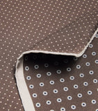 Canali silk medallion print pocket square 33cm, UK version