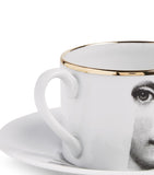 Fornasetti Tema e Variazioni teacup and saucer - British product