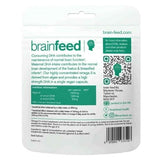 brain feed vegan DHA capsules 600mg 60 count, imported from the UK