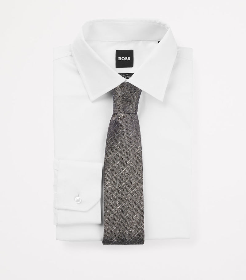Boss Silk Mouliné Necktie - British product