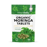 Holland & Barrett Inner Vitality Organic Moringa Tablets Dietary Supplement - 180 Tablets- Buy online at McGrocer