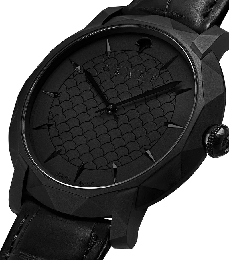 Graff Titanium DLC Eclipse Watch 43mm - British product