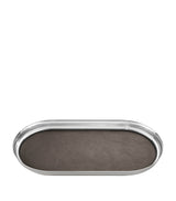 Harrods Georg Jensen Manhattan Stainless Steel Oval Tray- Buy online at McGrocer