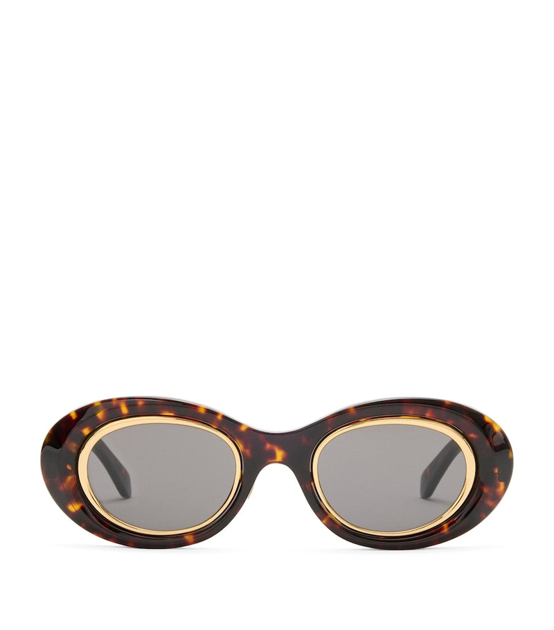 LOEWE mini anagram oval sunglasses (British brand)