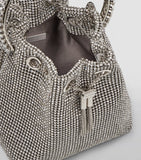 Jimmy Choo Bon Bon top-handle bag crystal handle, imported from the UK