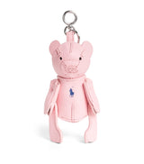 Harrods Polo Ralph Lauren Leather Polo Bear Keyring 12cm- Buy online at McGrocer