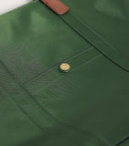 Harrods medium nylon tote bag recycled polyamide leather trim - British product