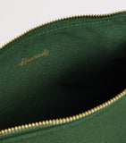 Harrods logo cosmetic bag for makeup storage (British brand)
