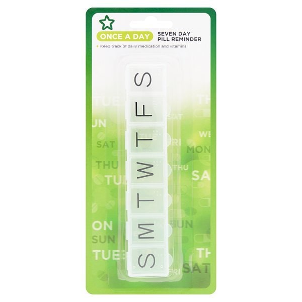 Superdrug seven day pill box reminder GOODS Superdrug