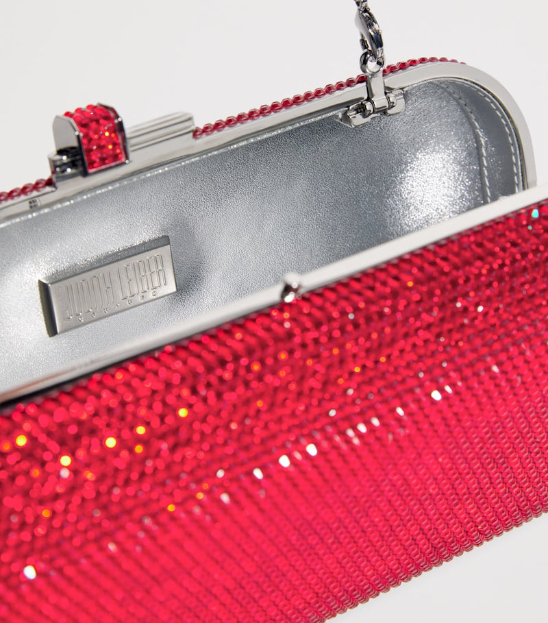 Judith Leiber crystal-embellished clutch bag - imported from the UK