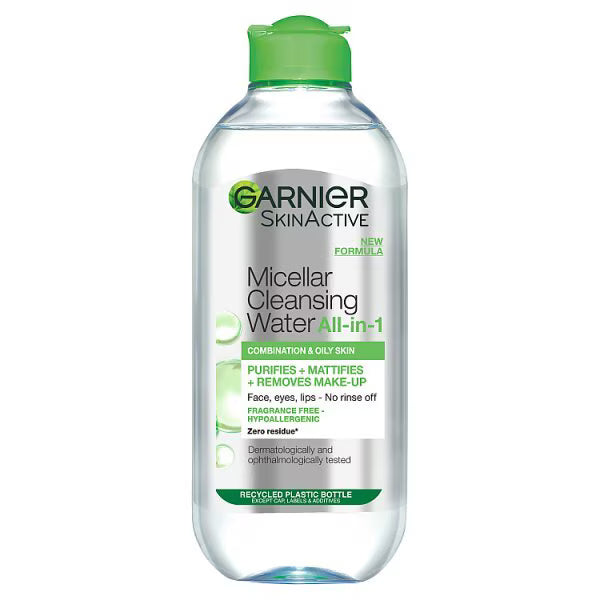 Garnier micellar water combination skin 400ml, UK version