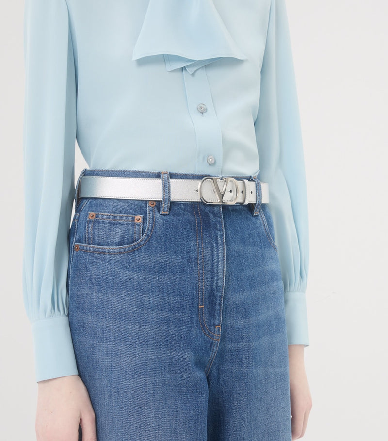 Valentino Garavani VLogo Signature belt 3cm, imported from the UK