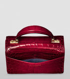 Aspinal of London Mayfair midi top-handle bag, imported from the UK