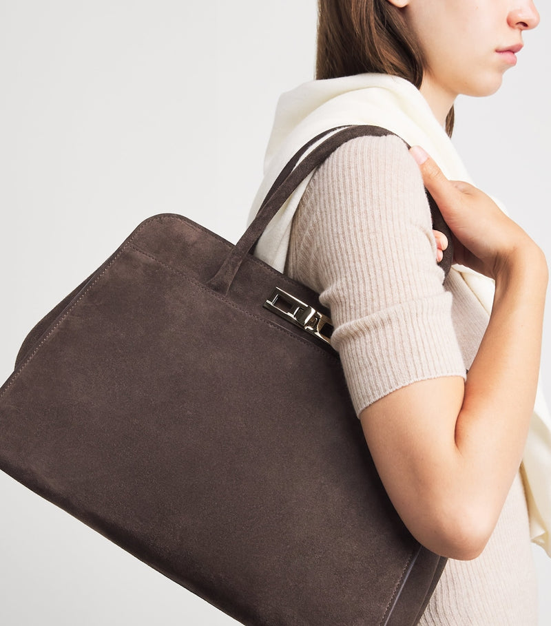Fabiana Filippi Josephine suede top-handle bag (British brand)