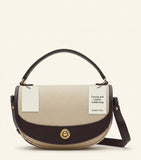 Burberry Highlands cross-body bag in coated canvas and calfskin (British brand)