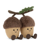 Jellycat soft toy acorns Ort and Tum 18cm, UK version