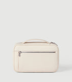 Brunello Cucinelli leather travel beauty case, imported from the UK