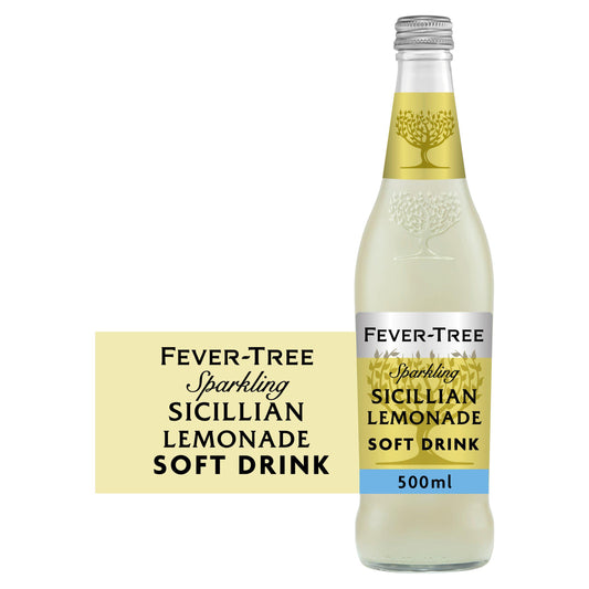 Fever-Tree Sicilian Lemonade Refreshing Light 500ml GOODS Sainsburys   
