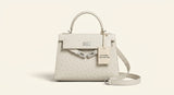 Balenciaga Mini Rodeo top-handle bag in ostrich-embossed calfskin - British product