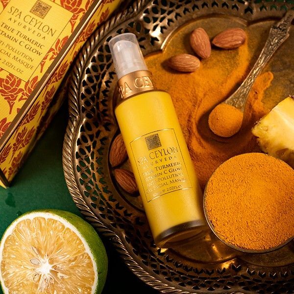 SPA CEYLON True Turmeric Glow Gel Facial Masque 60ml (British brand)