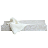 The Tiny Bed Company anti-roll changing mat Melbourne Greige UK version