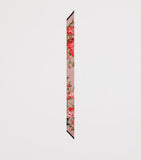 Dolce&Gabbana skinny silk floral scarf 100cm x 6cm, imported from the UK