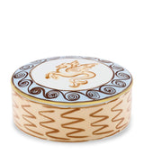 Harrods GINORI 1735 Porcelain Il Viaggio di Nettuno Round Trinket Box 13cm- Buy online at McGrocer