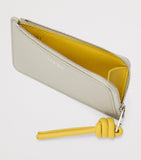 LOEWE Knot card holder calfskin leather compact size, imported from the UK
