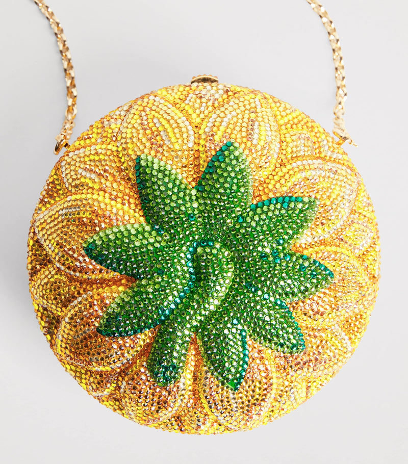 Judith Leiber Sunflower Soleil clutch bag, UK version