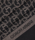 Giorgio Armani pure wool logo scarf - British product