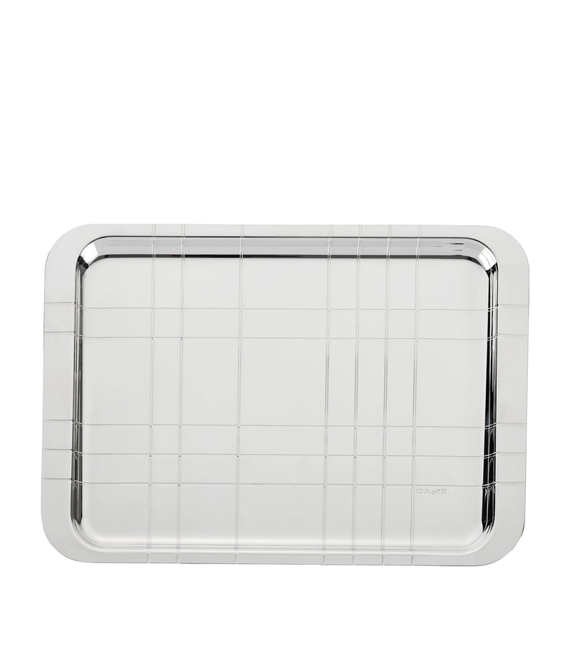 Christofle Silver-Plated Graphik Tray 30cm x 20cm - British product