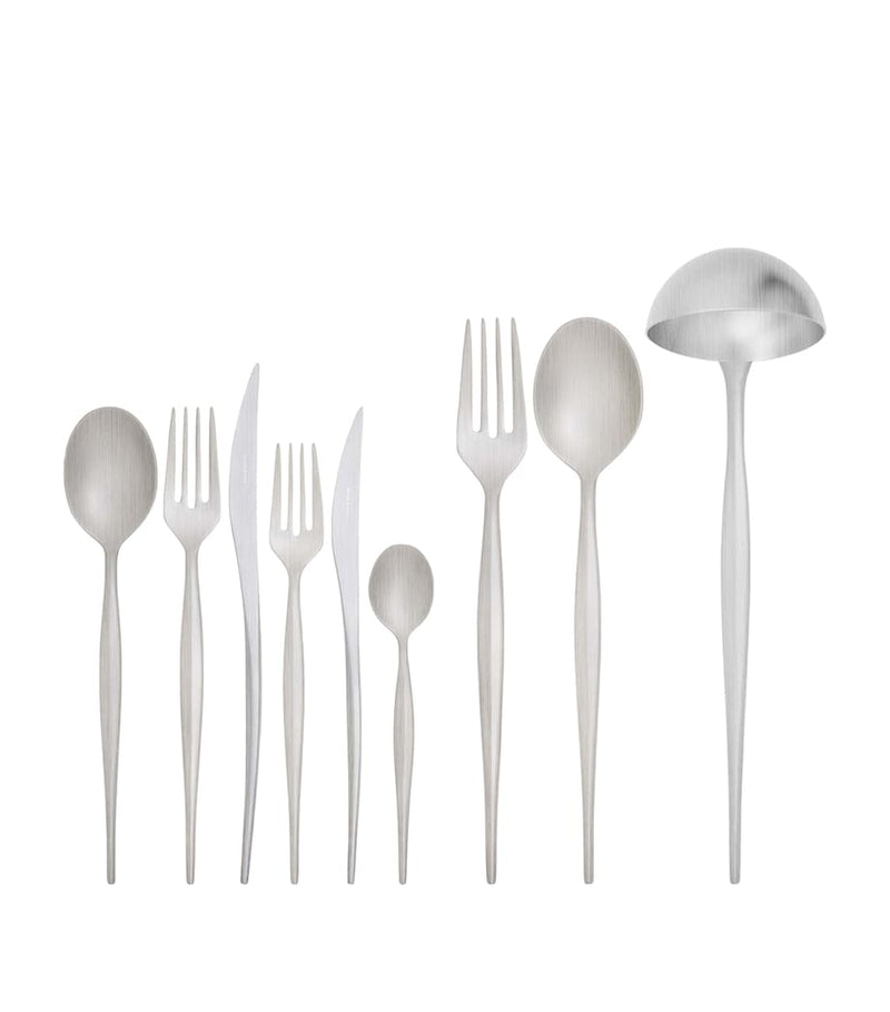 Bugatti Satin Stainless Steel Natura 75-piece cutlery set - British product