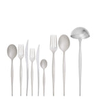 Bugatti Satin Stainless Steel Natura 75-piece cutlery set - British product