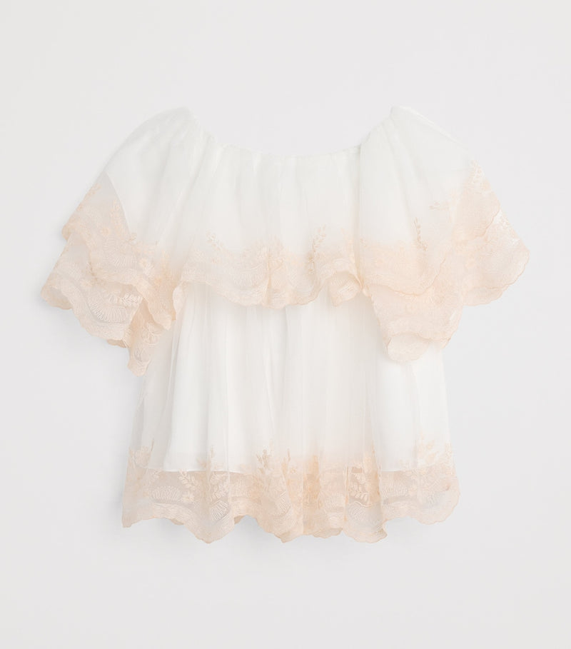 Chloé kids embroidered ceremony dress 4-14 years - British product