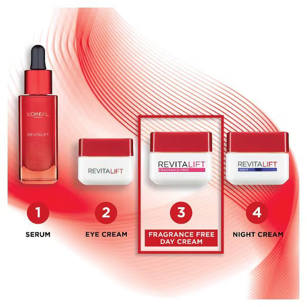 L'Oréal Paris Revitalift Fragrance Free Day Cream 50ml, UK version