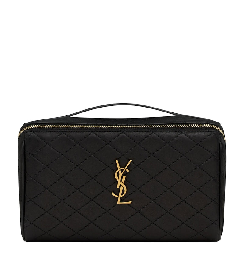 Saint Laurent Gaby quilted vanity case 13 x 21 x 13 cm (British brand)