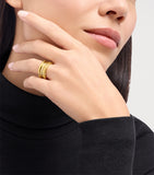 Bvlgari B.zero1 three-band ring 18kt yellow gold - British product