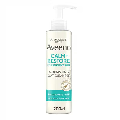 Superdrug Aveeno Nettoyant Nourrissant Avoine Calme + Réparateur Visage 200 ml - Acheter en ligne chez McGrocer