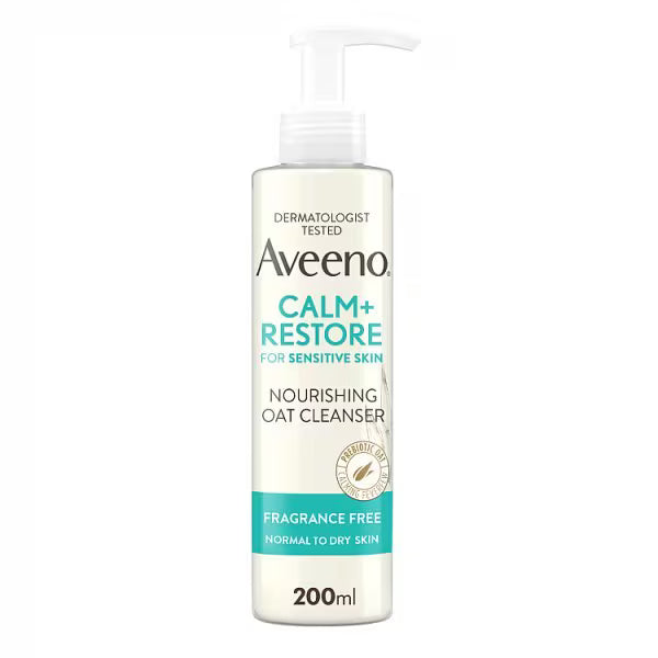 Aveeno Face Calm + Restore Cleanser 200ml - British product