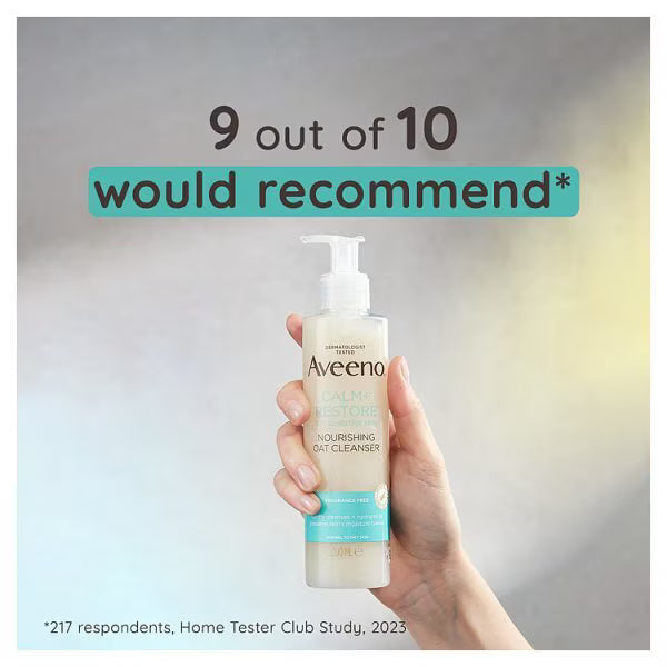 Aveeno Face Calm + Restore Cleanser 200ml - British product