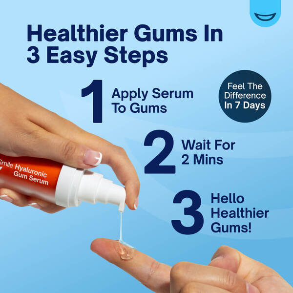 MySweetSmile Hyaluronic Gum Serum 30ml, imported from the UK