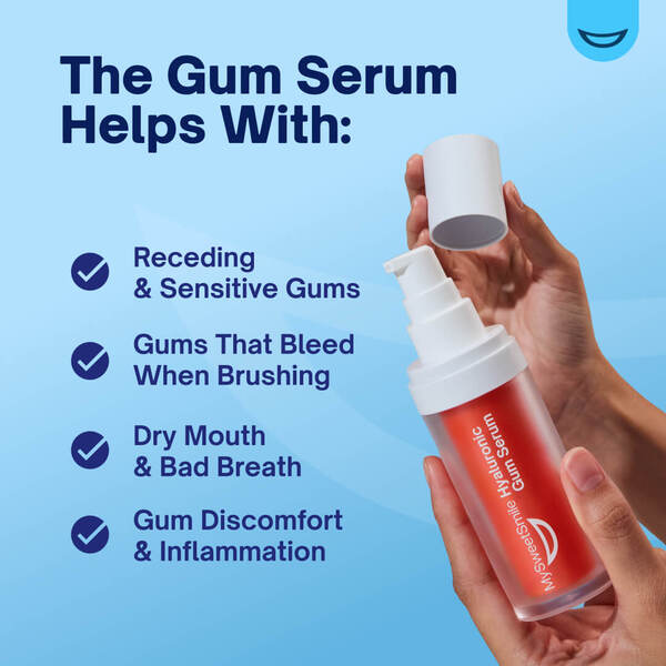 MySweetSmile Hyaluronic Gum Serum 30ml, imported from the UK