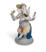 Harrods Lladró Porcelain Dancing Ganesha Figurine- Buy online at McGrocer