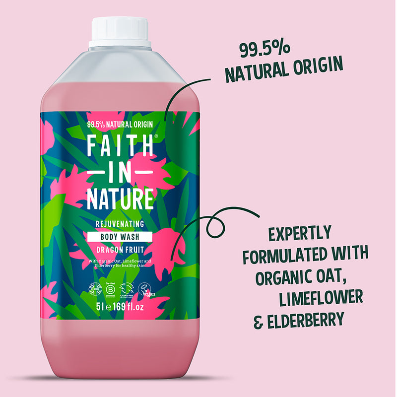 Antioxidant-Rich Dragon Fruit Body Wash Refill 5L