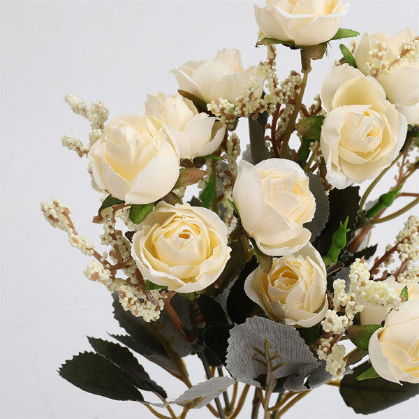 Livingandhome artificial silk rose 29cm, imported from the UK