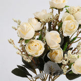 Livingandhome artificial silk rose 29cm, imported from the UK