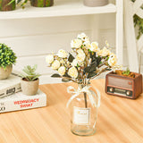 Livingandhome artificial silk rose 29cm, imported from the UK