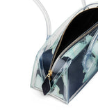 Alaïa Le Teckel shoulder bag transparent floral design - British product