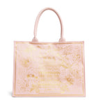 Harrods Gold Building shopper bag cotton canvas, UK version