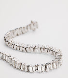 Suzanne Kalan white gold diamond classic tennis bracelet, UK version